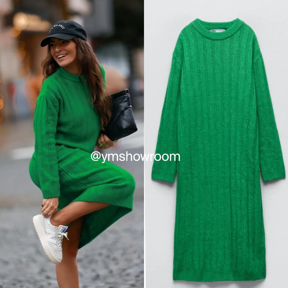 MANGO Sweater dress - Picture 1 of 5